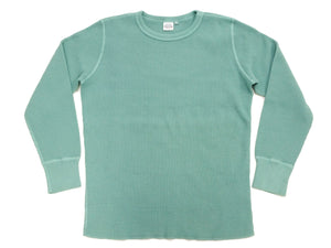 ステュディオ・ダ・ルチザン ヘビーサーマル長袖Ｔシャツ 9936 エメラルド メンズ 無地 丸首 ヘビーウェイト ワッフル ロンtee 新品 (ステュディオ・ダルチザン Studio D'artisan)