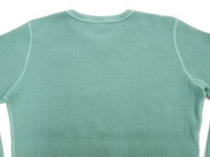 ステュディオ・ダ・ルチザン ヘビーサーマル長袖Ｔシャツ 9936 エメラルド メンズ 無地 丸首 ヘビーウェイト ワッフル ロンtee 新品 (ステュディオ・ダルチザン Studio D'artisan)