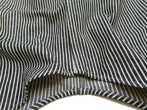 シュガーケーン ヒッコリーストライプ ワークシャツ SC27853 119 ブラック (メンズ 長袖シャツ) Sugar Cane Hickory Stripe Work Shirt 新品