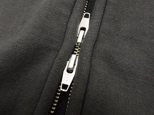 バーンズアウトフィッターズ ジップパーカー BR-3010RD (19 ブラック) メンズ 小寸編み 逆開ファスナー(ダブルジップ仕様) フーデッド スウェットシャツ Barns Outfitters COZUN Zip Up Hoodie 新品