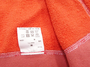 バーンズアウトフィッターズ ジップパーカー BR-3010RD (65 レッド) メンズ 小寸編み 逆開ファスナー(ダブルジップ仕様) フーデッド スウェットシャツ Barns Outfitters COZUN Zip Up Hoodie 新品