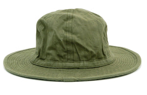 バズリクソンズ アーミーハット BR02537 オリーブ ヘリンボーン生地バージョン (メンズ コットン 帽子) Buzz Rickson's Aviation Associates O.D. Herringbone Army Hat 新品