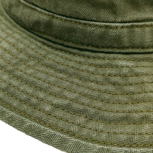 バズリクソンズ アーミーハット BR02537 オリーブ ヘリンボーン生地バージョン (メンズ コットン 帽子) Buzz Rickson's Aviation Associates O.D. Herringbone Army Hat 新品