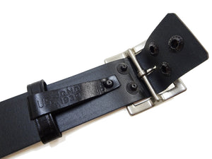 バズリクソンズ ベルト BR02901 メンズ ギャリソンベルト 角型バックル カウハイド レザーベルト Buzz Rickson BELT, LEATHER, ENLISTED MAN'S (119 ブラック) 新品