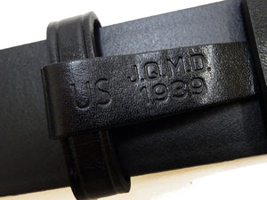 バズリクソンズ ベルト BR02901 メンズ ギャリソンベルト 角型バックル カウハイド レザーベルト Buzz Rickson BELT, LEATHER, ENLISTED MAN'S (119 ブラック) 新品