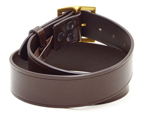 バズリクソンズ ベルト BR02901 メンズ ギャリソンベルト 角型バックル カウハイド レザーベルト Buzz Rickson BELT, LEATHER, ENLISTED MAN'S (138 ブラウン) 新品