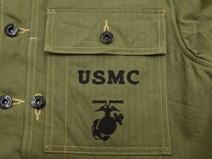 バズリクソンズ ヘリンボーンジャケット BR15123 メンズ 米海兵隊 ユーティリティコート 復刻品 Buzz Rickson's U.S. Marine Corps M-1944 Herringbone Utility Jacket 新品