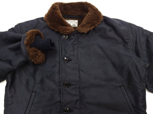 バズリクソンズ N-1 デッキジャケット BR15340 ネイビーブルーモデル メンズ ミリタリージャケット Buzz Rickson's Type N-1 Navy NAVY DEPARTMENT DEMOTEX-ED 新品