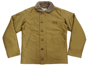 バズリクソンズ N-1 デッキジャケット BR15345 カーキモデル メンズ ミリタリージャケット Buzz Rickson's Type N-1 Khaki NAVY DEPARTMENT DEMOTEX-ED 新品