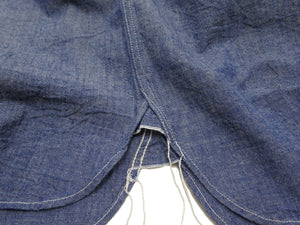 バズリクソンズ ブルーシャンブレー ワークシャツ BR25995 (メンズ 長袖シャツ) Buzz Rickson's Blue Chambray Work Shirt (Long Sleeve) 新品