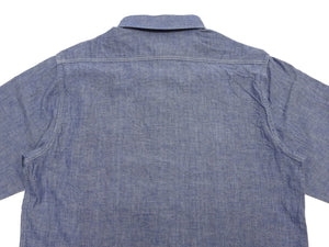 バズリクソンズ ブルーシャンブレー ワークシャツ BR25995 (メンズ 長袖シャツ) Buzz Rickson's Blue Chambray Work Shirt (Long Sleeve) 新品