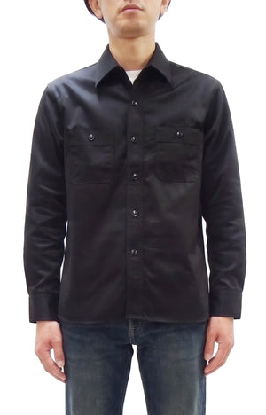 バズリクソンズ ヘリンボーン ワークシャツ BR29390 119 ブラック (メンズ 長袖シャツ) Buzz Rickson's Herringbone Work Shirts (Long Sleeve) 新品