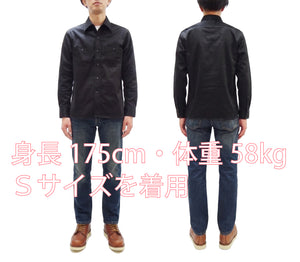 バズリクソンズ ヘリンボーン ワークシャツ BR29390 119 ブラック (メンズ 長袖シャツ) Buzz Rickson's Herringbone Work Shirts (Long Sleeve) 新品