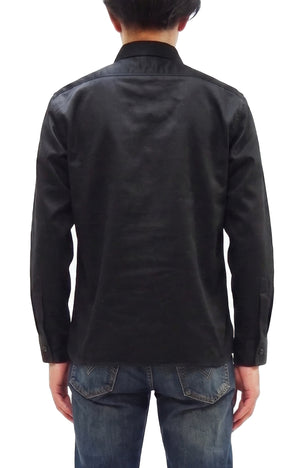 バズリクソンズ ヘリンボーン ワークシャツ BR29390 119 ブラック (メンズ 長袖シャツ) Buzz Rickson's Herringbone Work Shirts (Long Sleeve) 新品