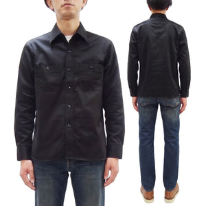 バズリクソンズ ヘリンボーン ワークシャツ BR29390 119 ブラック (メンズ 長袖シャツ) Buzz Rickson's Herringbone Work Shirts (Long Sleeve) 新品