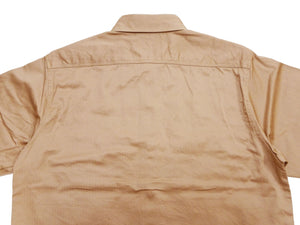 バズリクソンズ ヘリンボーン ワークシャツ BR29390 133 ベージュ (メンズ 長袖シャツ) Buzz Rickson's Herringbone Work Shirts (Long Sleeve) 新品