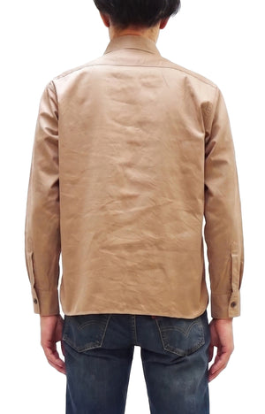 バズリクソンズ ヘリンボーン ワークシャツ BR29390 133 ベージュ (メンズ 長袖シャツ) Buzz Rickson's Herringbone Work Shirts (Long Sleeve) 新品