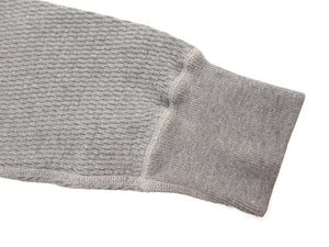バズリクソンズ ワッフル ヘンリーネック 長袖Tシャツ BR68130 113 H.グレー メンズ サーマル ロンtee フラットシーマ 新品 Buzz Rickson's Thermal Henley Neck T-Shirt (コピー)