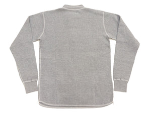バズリクソンズ ワッフル ヘンリーネック 長袖Tシャツ BR68130 113 H.グレー メンズ サーマル ロンtee フラットシーマ 新品 Buzz Rickson's Thermal Henley Neck T-Shirt (コピー)