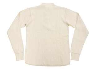 バズリクソンズ ワッフル ヘンリーネック 長袖Tシャツ BR68130 109 ナチュラル メンズ サーマル ロンtee フラットシーマ 新品 Buzz Rickson's Thermal Henley Neck T-Shirt (コピー) (コピー)