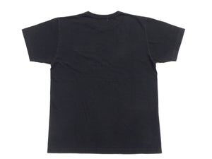 バズリクソンズ 無地 半袖Tシャツ BR78711 (メンズ 丸首 ポケット付き Tシャツ 米国製) 119 ブラック Buzz Rickson's Pocket T-shirt 新品