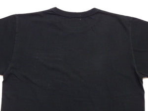 バズリクソンズ 無地 半袖Tシャツ BR78711 (メンズ 丸首 ポケット付き Tシャツ 米国製) 119 ブラック Buzz Rickson's Pocket T-shirt 新品