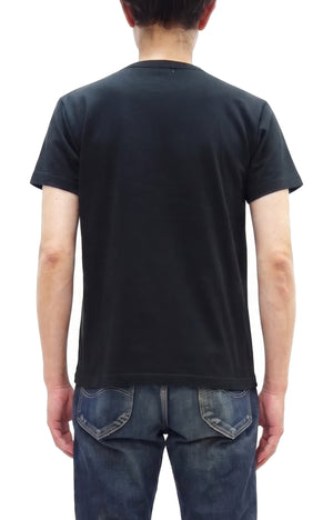 バズリクソンズ 無地 半袖Tシャツ BR78711 (メンズ 丸首 ポケット付き Tシャツ 米国製) 119 ブラック Buzz Rickson's Pocket T-shirt 新品