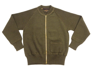 バズリクソンズ Type C-2 フルジップ ウールセーター BR90259 オリーブ メンズ C2 メンズ ミリタリー カーディガン Buzz Rickson Mfg. Co. 新品