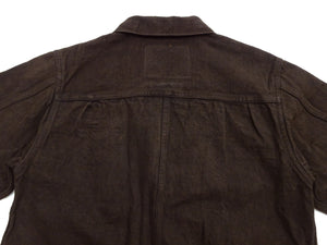 ステュディオ・ダ・ルチザン 奄美大島泥染GL3デニムジャケット D4631 (ダークブラウン) 15oz. 天然染めGL-3デニム メンズ Gジャン型 ジャケット ステュディオ・ダルチザン Studio D'artisan 新品