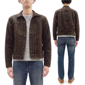 ステュディオ・ダ・ルチザン 奄美大島泥染GL3デニムジャケット D4631 (ダークブラウン) 15oz. 天然染めGL-3デニム メンズ Gジャン型 ジャケット ステュディオ・ダルチザン Studio D'artisan 新品