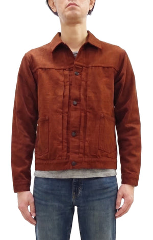 ステュディオ・ダ・ルチザン 奄美大島泥染GL3デニムジャケット D4631 (ブラウン) 15oz. 天然染めGL-3デニム メンズ Gジャン型 ジャケット ステュディオ・ダルチザン Studio D'artisan 新品