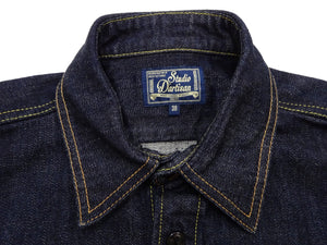 ステュディオ・ダ・ルチザン 14oz デニムワークシャツ D5335 メンズ 長袖シャツ デニムシャツ ステュディオ・ダルチザン Studio D'artisan 新品
