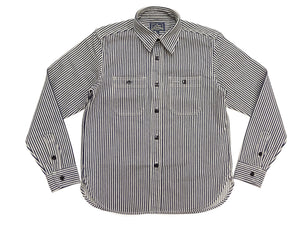 ステュディオ・ダ・ルチザン 14oz ヒッコリーワークシャツ D5335H メンズ 長袖シャツ ヒッコリーストライプ ステュディオ・ダルチザン Studio D'artisan 新品