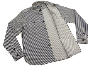 ステュディオ・ダ・ルチザン 14oz ヒッコリーワークシャツ D5335H メンズ 長袖シャツ ヒッコリーストライプ ステュディオ・ダルチザン Studio D'artisan 新品