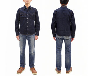 ステュディオ・ダ・ルチザン デニムウエスタンシャツ D5571 メンズ 長袖シャツ 14oz デニムシャツ ウェスタンシャツ ステュディオ・ダルチザン Studio D'artisan 新品