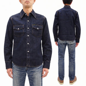 ステュディオ・ダ・ルチザン デニムウエスタンシャツ D5571 メンズ 長袖シャツ 14oz デニムシャツ ウェスタンシャツ ステュディオ・ダルチザン Studio D'artisan 新品