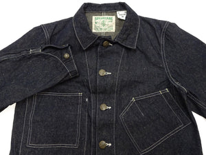 シュガーケーン 砂糖黍デニム ワークコート SC15920 メンズ 10.5oz. デニム カバーオール ジャケット 421A) ワンウォッシュ Sugar Cane Denim Work Coat 新品