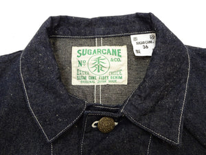 シュガーケーン 砂糖黍デニム ワークコート SC15920 メンズ 10.5oz. デニム カバーオール ジャケット 421A) ワンウォッシュ Sugar Cane Denim Work Coat 新品