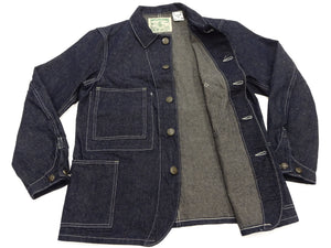 シュガーケーン 砂糖黍デニム ワークコート SC15920 メンズ 10.5oz. デニム カバーオール ジャケット 421A) ワンウォッシュ Sugar Cane Denim Work Coat 新品