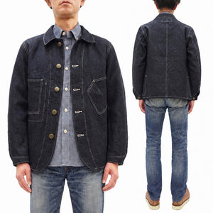 シュガーケーン 砂糖黍デニム ワークコート SC15920 メンズ 10.5oz. デニム カバーオール ジャケット 421A) ワンウォッシュ Sugar Cane Denim Work Coat 新品