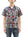 シュガーケーン マドラスチェック パッチワーク オープンシャツ SC39739 (メンズ 半袖シャツ) Sugar Cane Madras Check Patchwork Open Shirt (165 Red) 新品