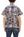 シュガーケーン マドラスチェック パッチワーク オープンシャツ SC39739 (メンズ 半袖シャツ) Sugar Cane Madras Check Patchwork Open Shirt (165 Red) 新品