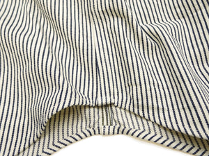 シュガーケーン ヒッコリーストライプ ワークシャツ SC27853 105 オフホワイト (メンズ 長袖シャツ) Sugar Cane Hickory Stripe Work Shirt 新品