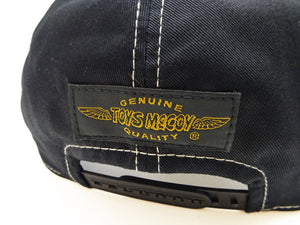 トイズマッコイ メッシュキャップ TMA2624 スヌーピー 直刺繍・刺繍パッチカスタム メンズ サイドメッシュ スナップバック ベースボールキャップ 帽子 (030 ブラック) TOYS McCOY Mesh Cap Snoopy UDT Recovery Team 新品