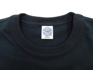 トイズマッコイ 長袖Tシャツ TMC2543 030 ブラック (メンズ 無地 長袖 ポケットTシャツ 丸胴天竺 ノンウォッシュ仕上げ) TOYS McCOY Men's Steve McQueen Inspired Long Sleeve Pocket T-Shirt 新品