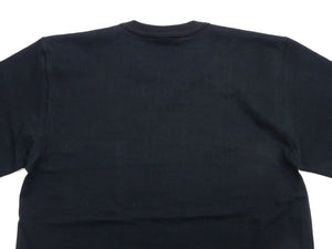 トイズマッコイ 長袖Tシャツ TMC2543 030 ブラック (メンズ 無地 長袖 ポケットTシャツ 丸胴天竺 ノンウォッシュ仕上げ) TOYS McCOY Men's Steve McQueen Inspired Long Sleeve Pocket T-Shirt 新品
