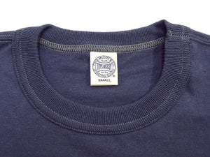 トイズマッコイ 長袖Tシャツ TMC2543 121 ブルー (メンズ 無地 長袖 ポケットTシャツ 丸胴天竺 ノンウォッシュ仕上げ) TOYS McCOY Men's Steve McQueen Inspired Long Sleeve Pocket T-Shirt 新品