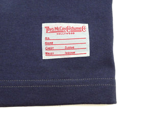 トイズマッコイ 長袖Tシャツ TMC2543 121 ブルー (メンズ 無地 長袖 ポケットTシャツ 丸胴天竺 ノンウォッシュ仕上げ) TOYS McCOY Men's Steve McQueen Inspired Long Sleeve Pocket T-Shirt 新品