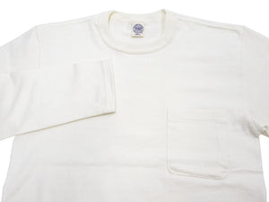トイズマッコイ 長袖Tシャツ TMC2543 105 オフホワイト (メンズ 無地 長袖 ポケットTシャツ 丸胴天竺 ノンウォッシュ仕上げ) TOYS McCOY Men's Steve McQueen Inspired Long Sleeve Pocket T-Shirt 新品