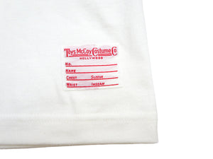 トイズマッコイ 長袖Tシャツ TMC2543 105 オフホワイト (メンズ 無地 長袖 ポケットTシャツ 丸胴天竺 ノンウォッシュ仕上げ) TOYS McCOY Men's Steve McQueen Inspired Long Sleeve Pocket T-Shirt 新品